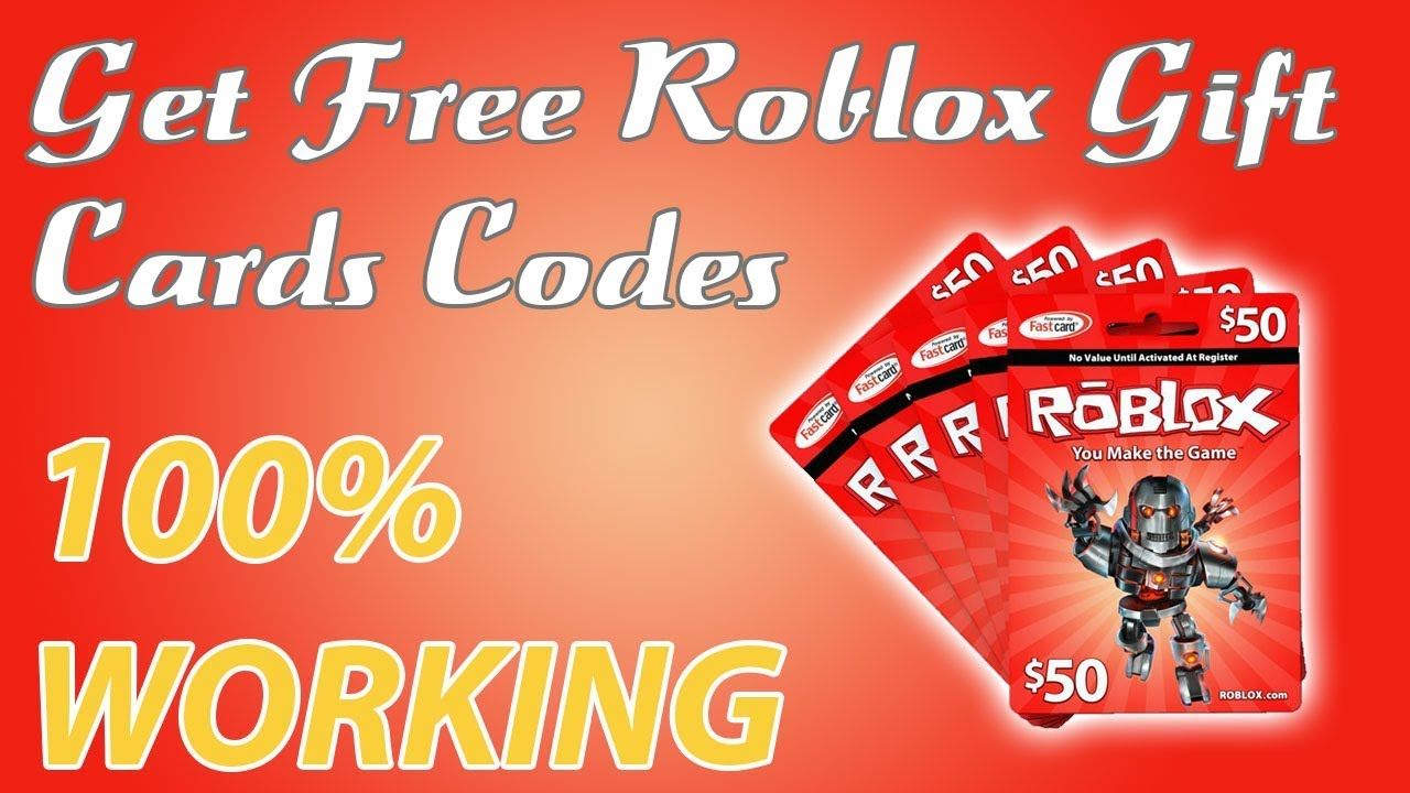 Free roblox gift cards generator